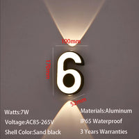 Applique murale LED intérieure et extérieure - Design minimaliste
