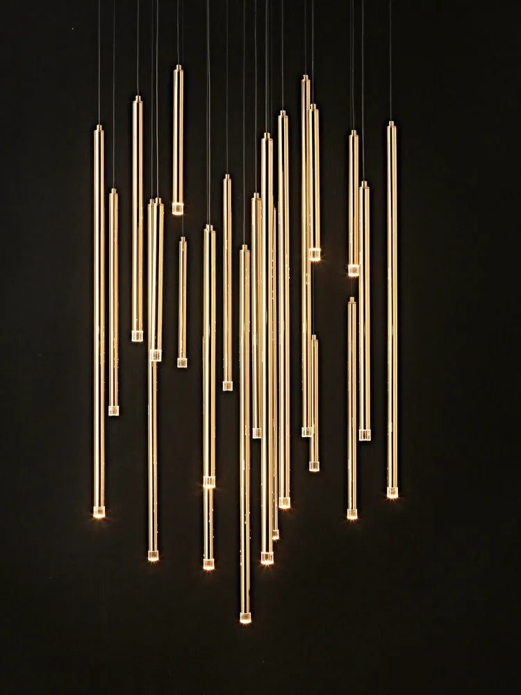 Lustre LED Suspendu Moderne pour Villa Loft Hôtel