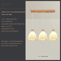 Suspension LED en verre au design nordique contemporain