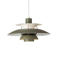 Suspension LED Coen avec abat-jours métalliques innovants