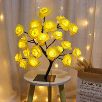 Lampe de table LED Nordique Cherry Blossom Crystal Veilleuse