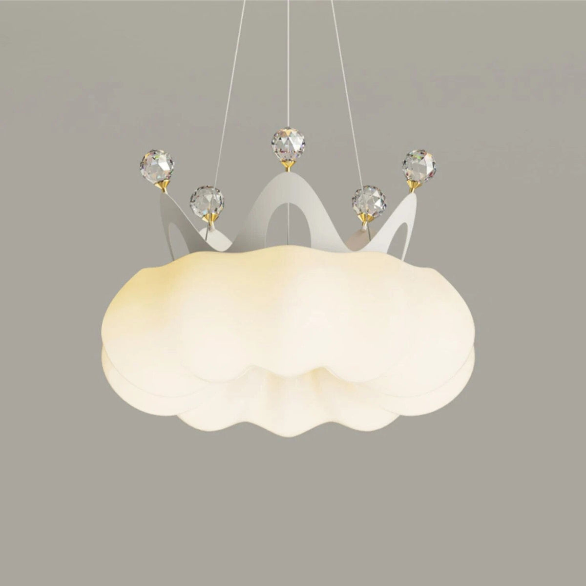 Lustre Crème Moderne