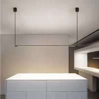 Suspension LED "Nordiko" : Design moderne et minimaliste en aluminium
