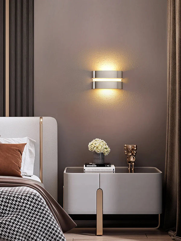 Applique murale d'extérieur en aluminium design