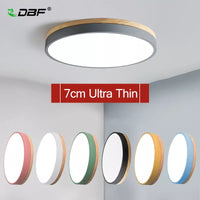 Plafonnier Nordique LED en Bois à 7 Couleurs pour Salon - 3 Lumières Ajustables - Idéal pour Chambre et Couloir