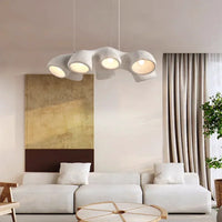 Lustre LED de style Wabi-Sabi japonais pour villa clubhouse duplex