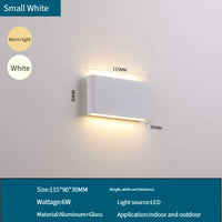 Applique Murale Étanche LED pour Extérieur et Intérieur - Lumières Brillantes