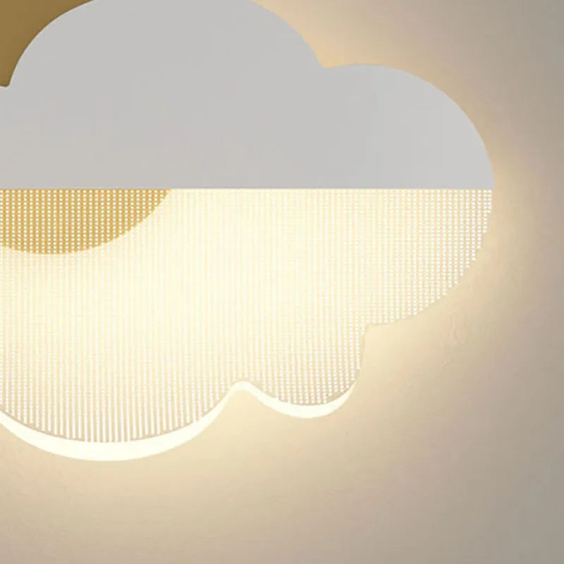 Applique murale LED Nuage en Acrylique pour Chambre d'Enfant
