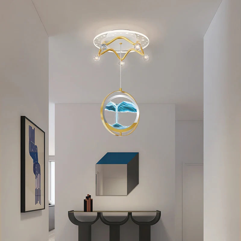 Lustre Nordique Moderne Minimaliste "Petits Sables Mouvants"