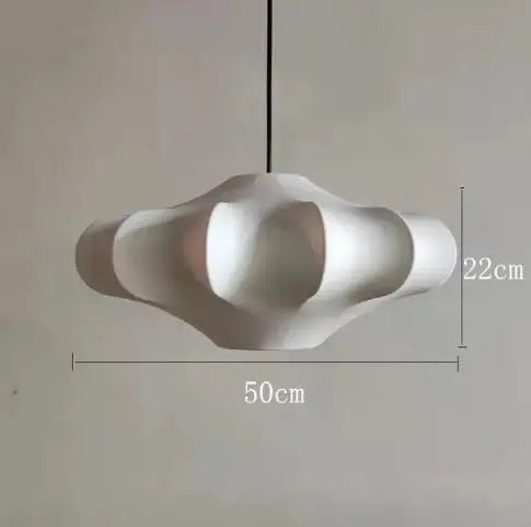Suspension Cirrus nordique minimaliste en soie style japonais par West Elm