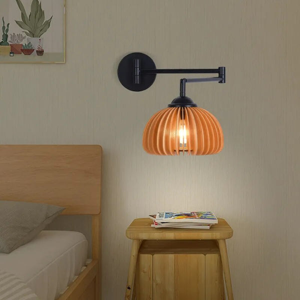 Applique murale bois design ajustable considérée minimaliste