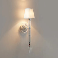Applique murale moderne en cristal à 1 bras - Élégance lumineuse