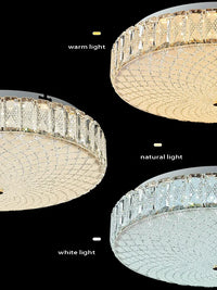 Plafonnier LED de luxe en cristal et design moderne - Édition 2024