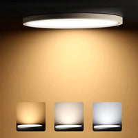 Plafonnier LED Ultra Mince - Forme Ronde & Carrée