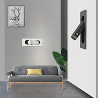 Applique murale LED pliante design moderne pour hôtel avec angle ajustable