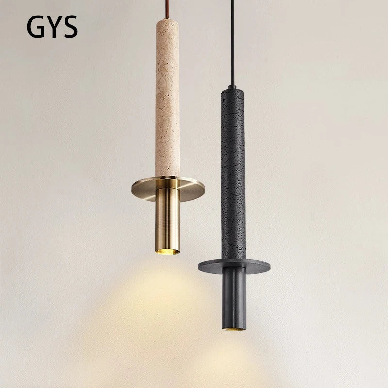 Suspension LED Moderne Lustre Nordique Ligne Longue Épurée