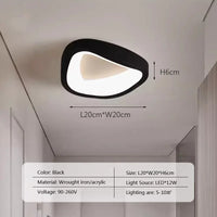 Lustre de plafond nordique LED - Éclairage intérieur design