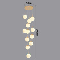 Suspension luminaire nordique pour éclairer l'intérieur de votre escalier.