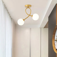 Plafonnier moderne minimaliste en verre - Éclairage intérieur de qualité