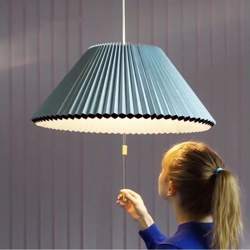 Lustres LED Suspensions Plissées Art Design - Déco Maison