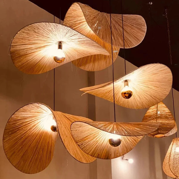 Suspension design en bambou - artisanat exquis