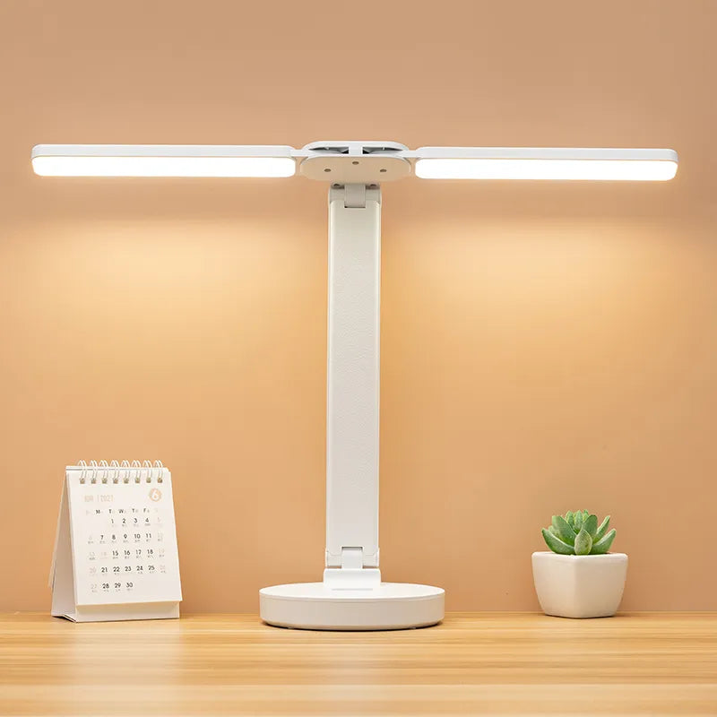 Lampe de Bureau LED Tactile 3 Niveaux - Veilleuse USB Rechargeable