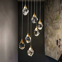 Lustre en cristal de luxe Ling Iceberg LED