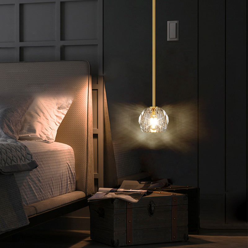 Suspension LED Luxe en Cristal Ansley