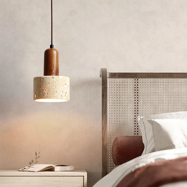 Suspension Sandyha Rétro Trou Pierre Petite Créative LED Décorative
