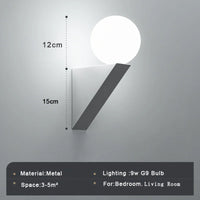 Applique murale LED en verre pour illuminer votre intérieur.