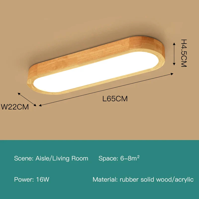 Lustre LED NordicWood au Design Moderne