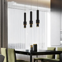 Suspension LED Tube Design Épuré