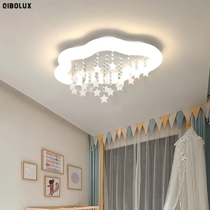 Lustre LED Nuage Multicolore