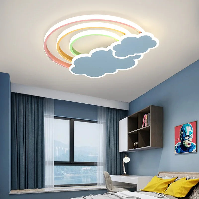 Plafonnier Arc-en-ciel pour chambre d'enfant