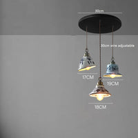 Suspension LED en céramique contemporaine minimaliste