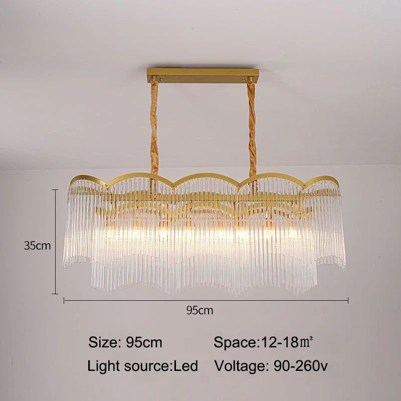 Lustre Cristal Luxe LED