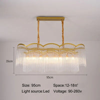 Lustre Cristal Luxe LED