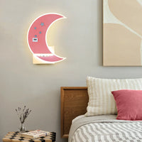 Applique murale LED Lune - Élégance moderne et minimaliste avec chargeur USB