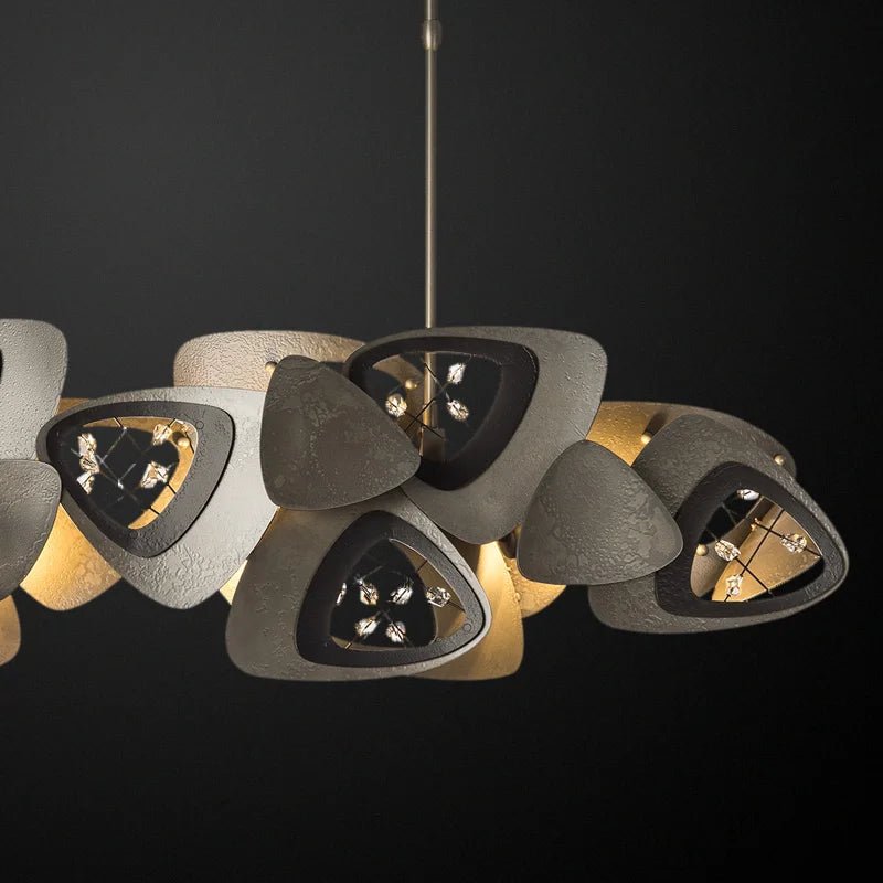 Lustre LED Crystal Postmoderne