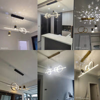 Style Nordique : Suspension LED Luminaire Abajur