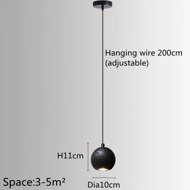 Suspension Industrielle Rétro Luminaire LED Nordique pour Bar Salle À Manger Chambre