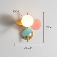 Applique Murale Nordique Macaron en Fer Décoratif LED pour Enfant - Collection Enchanted Glow