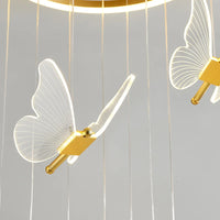 Suspension LED papillon nordique