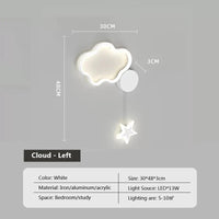 Applique Murale Nuage Déco-Luminaire