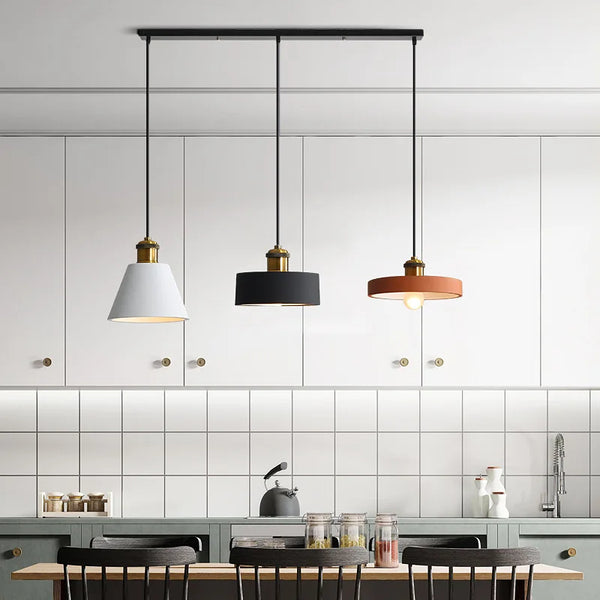 Suspension LED Industrielle chic