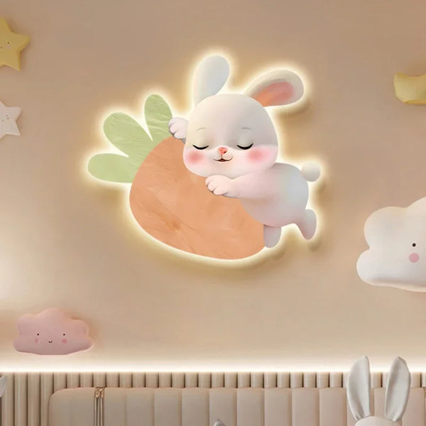Applique murale LED Lapin Dessin Animé - Décoration Moderne