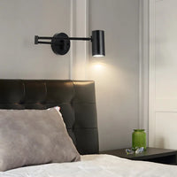 Applique murale LED SwingLight : bras télescopique, interrupteur intégré, design intérieur unique