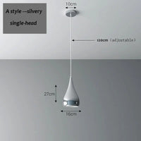 Suspension LED élégante à triple tête