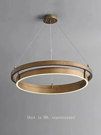 Lustre de plafond en bronze LED pour une décoration intérieure élégante