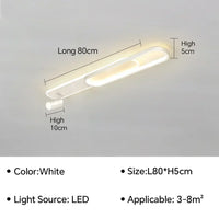 Plafonnier LED moderne avec projecteur pour décoration intérieure
